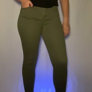 SO Dark Green High Rise Jeggings Size 9